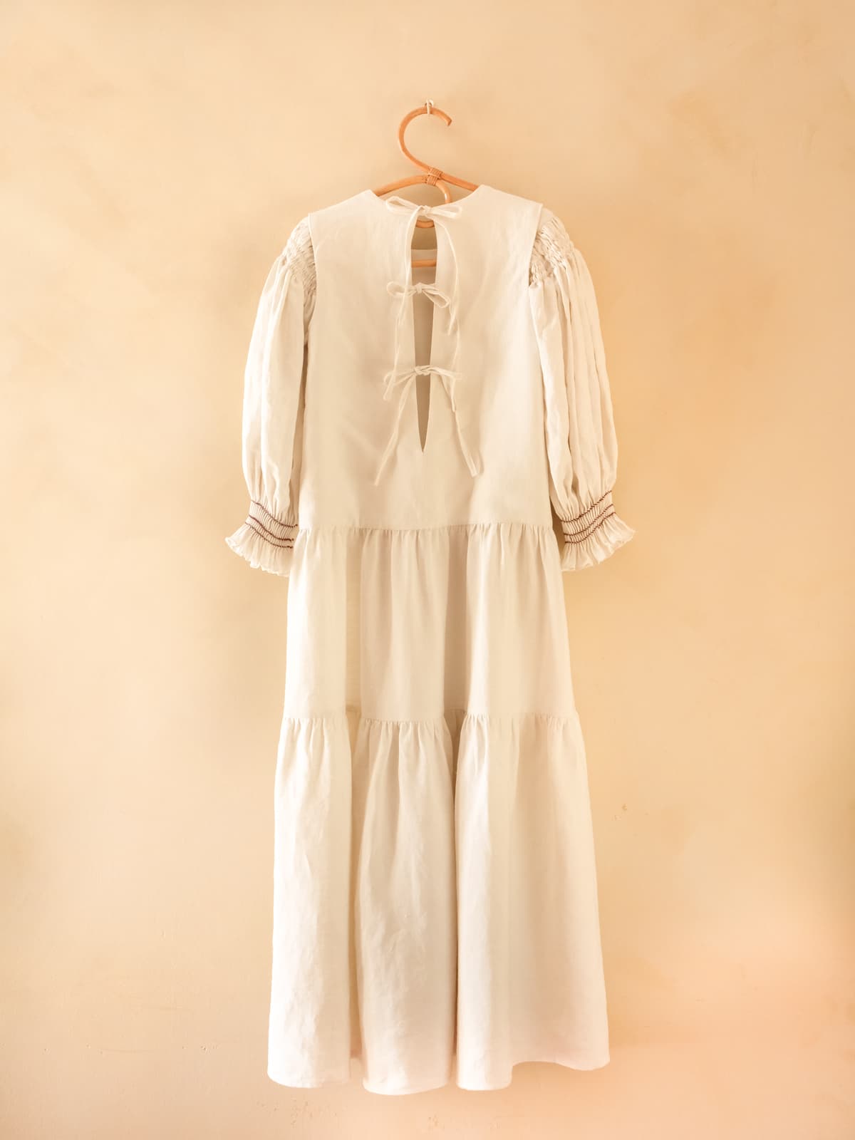 antique modular linen dress - Provence -